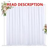 WOKCEER 10X10FT BACKDROP STAND HEAVY DUTY PIPE AND