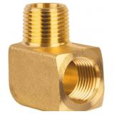 90 DEGREE ELBOW, 3/8" NPT MALE ï¿½ 3/8" NPT FEMALE B