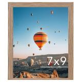 JCJMY 7X9 PICTURE FRAME RUSTIC BROWN FOR WALL HANG
