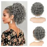 ISAIC PONYTAIL EXTENSION,CURLY DRAWSTRING PONYTAIL