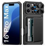 BXYJY FOR IPHONE 16 PRO MAX CASE WALLET, CARD HOLD