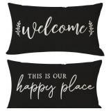 PANDICORN OUTDOOR DECORATIVE THROW PILLOW COVERS 1