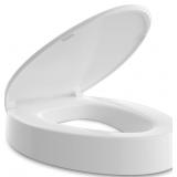 ELONGATED TOILET SEAT RISERS FOR SENIORS, SLOW CLO