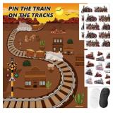 TRAIN PARTY GAMES SUPPLIES, PIN THE CHOO CHOO ON T
