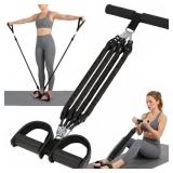 PEDAL RESISTANCE BAND WITH HANDLES, ADJUSTABLE RES