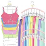 TOMCARE 4 PACK SPACE SAVING HANGERS, TANK TOP AND