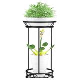 YIUKEA PLANT STAND INDOOR OUTDOOR - 2 TIER FLOWER