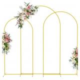 WOKCEER WEDDING ARCH BACKDROP STAND 8FT, 7.2FT, 6.