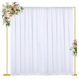 WOKCEER 10X10FT BACKDROP STAND HEAVY DUTY PIPE AND