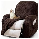 JOKIVTOU RECLINER CHAIR COVERS 4-PIECES STAY IN PL