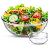 DOMENSI 6.5 QT EXTRA LARGE GLASS MIXING BOWLS FOR