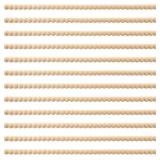 NUANCHU 12 PCS DECORATIVE BEADED WOOD TRIM MOLDING