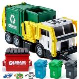 JOYIN LARGE FRICTION POWERED GARBAGE TRUCK TOY SET