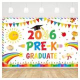 MEHOFOND 2026 PRE K GRADUATION BACKDROP PRESCHOOL