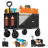 SEMOPRUS 3 IN 1 WAGONS CARTS FOLDABLE,360LBS BEACH