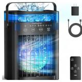 PORTABLE AIR CONDITIONER MINI DESKTOP AC FAN WITH