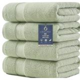 COZYART LUXURY BATH TOWELS 4 PCS, 27X54 650 GSM TU