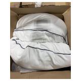 1 LOT OF (2) 21 X 21 PILLOWS