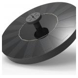 SOLAR FOUNTAIN, SOLAR POWERED BIRD BATH FOUNTAIN P