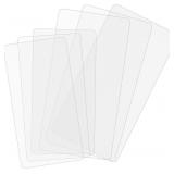 6 PIECES 12 X 5, 10 X 5 INCH PLASTIC RECTANGLE HAN