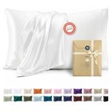 BEDSURE SATIN PILLOWCASES KING SET OF 2, SIMILAR T