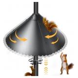 METAL SQUIRREL BAFFLE FOR BIRD FEEDER POLE, 19-INC