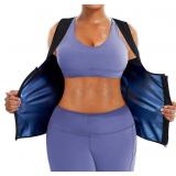 BXVX SAUNA SUIT SWEAT WAIST TRAINER VEST FOR WOMEN