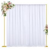 WOKCEER 10X10FT BACKDROP STAND HEAVY DUTY PIPE AND