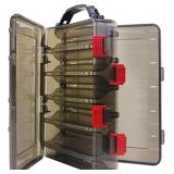 DOUBLE-SIDED FISHING LURE HOOK TACKLE BOX VISIBLE