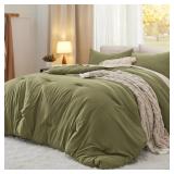BEDSURE KING COMFORTER SET PREWASHED SOFT BEDDING