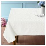WHITE TABLE CLOTHS FOR 9 FOOT RECTANGLE TABLES (60