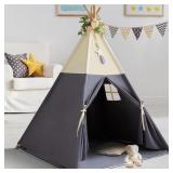 RONGFA TEEPEE TENT FOR KIDS, 100% COTTON PLAY TENT