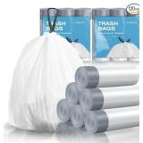 120 COUNTS 1.6 GALLON MINI DRAWSTRING TRASH BAGS,