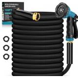 GARDEN HOSE 100FT NON-EXPANDING, LIGHTWEIGHT HOSE