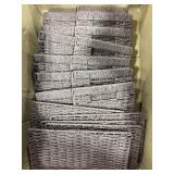 ASSORTED AMOUNT OF WOVEN BASKETS