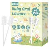 60-PACK BABY TONGUE CLEANER GAUZEï¿½ GENTLE NEWBORN
