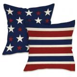 FAHRENDOM 4TH OF JULY PATRIOTIC DECORATIVE THROW P
