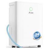 $324 FREAIRE 34PINT DEHUMIDIFIER FOR 2500SQ.FT WIT