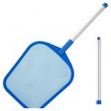 POOL SKIMMER NET, 26" ALUMINUM POLE, ULTRA FINE ME