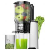 EANORUUS COLD PRESS JUICER, 5.8" WIDE FEED CHUTE J