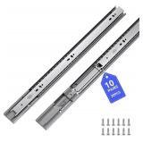 $143 LONTAN 10 PAIRS SOFT CLOSE DRAWER SLIDES 24 I