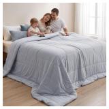 $190 BEDSURE COOLING COMFORTER OVERSIZE KING - COO