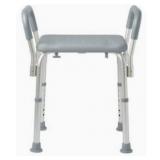 MEDLINE BATH CHAIR WITH ARMS WITHOUT BACK