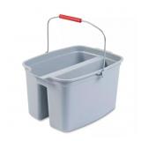 BRUTE 19 QT. GRAY DOUBLE PAIL