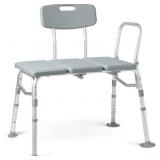 MEDLINE TRANSFER BENCH FOR BATHTUBS AND SHOWERS, A