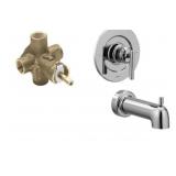 $160 MOEN GIBSON SINGLE-HANDLE POSI-TEMP TUB IN CH