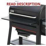 WEBER SEARWOOD 600 XL PELLET FOLDING FRONT TABLE,