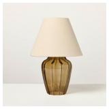 TAN GLASS TABLE LAMP - HEARTH & HANDï¿½ WITH MAGNOLI