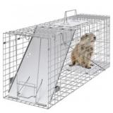 VEVOR LIVE ANIMAL CAGE TRAP, 31" X 10" X 12" HUMAN
