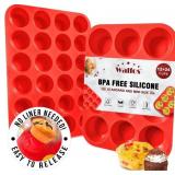 WALFOS SILICONE MUFFIN PAN SET - REGULAR 12 CUPS S
